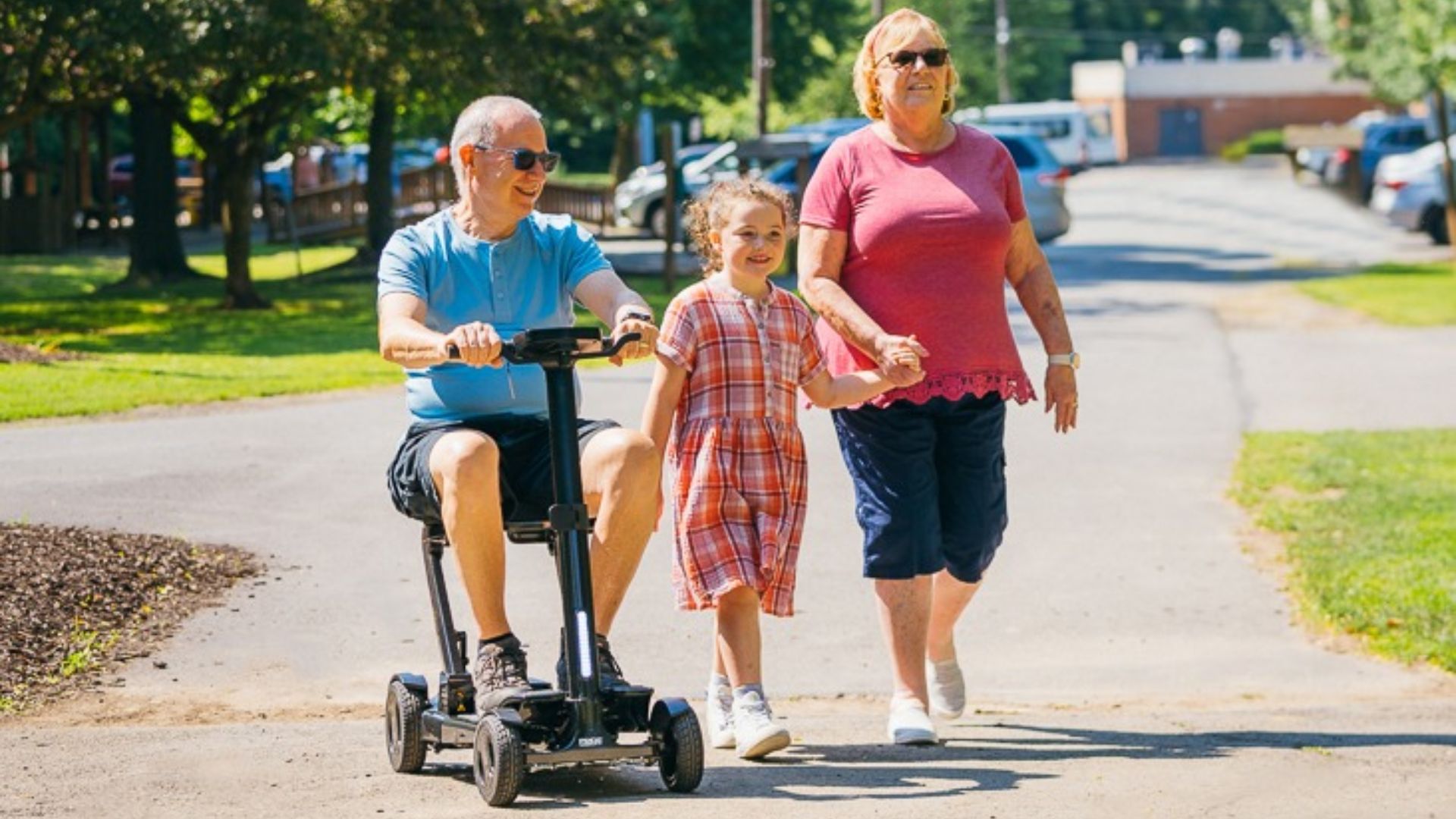 Wide selection of wheelchairs, lift chairs, and mobility scooters displayed inside a spacious and convenient medical equipment store in Florida