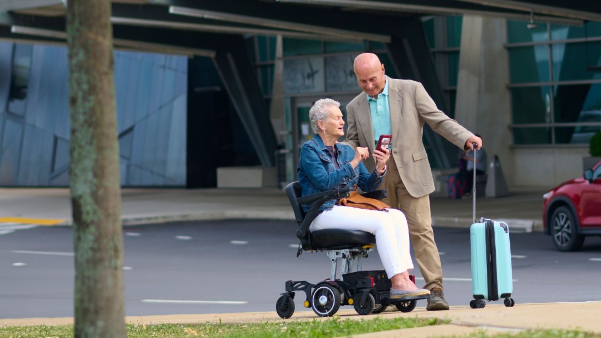 Wide selection of wheelchairs, lift chairs, and mobility scooters displayed inside a spacious and convenient medical equipment store in Florida