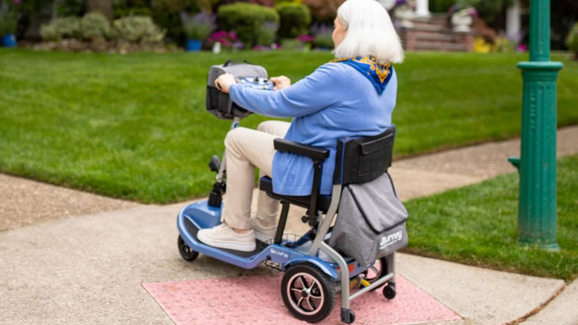 Wide selection of wheelchairs, lift chairs, and mobility scooters displayed inside a spacious and convenient medical equipment store in Florida